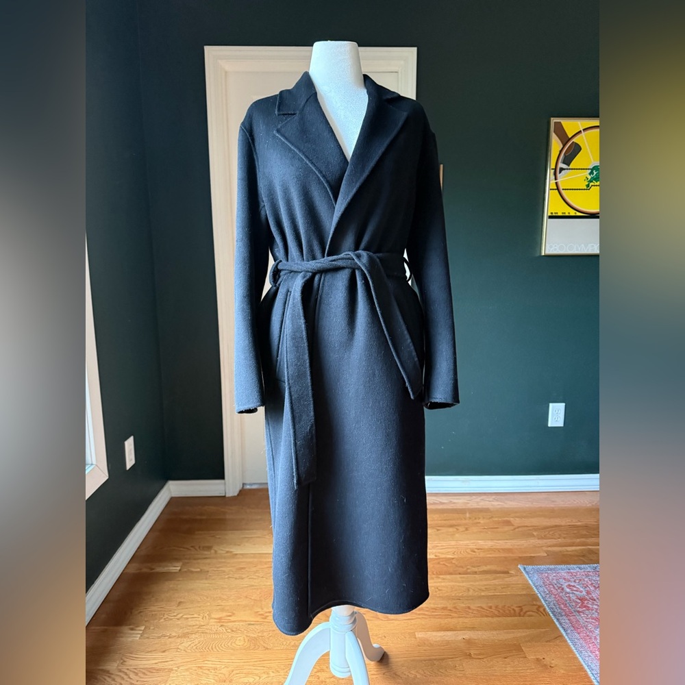 Zara Black Wrap Coat